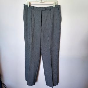 Sag Harbor Houndstooth Rayon blend slacks pants size 14 Career Business Church